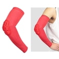 thumbnail image 4 of jinwen Manchon Extensible Protection Coudière pour Gym Baseball Cyclisme Hommes Femmes Rouge TG, 4 of 9