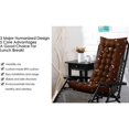 thumbnail image 2 of Cojín para mecedora, Cojín para sillón con respaldo alto, Cojín para sillón de jardín engrosado, Cojín para mecedora 3D, Cojín para mecedora, sillón, asientos de automóvil rosa rojo,, 2 of 5