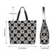 thumbnail image 5 of Fotbe White Sunflowers Bolsa Tote Estética de Lona con Estampado para Mujer - Bolsa Reutilizable de Hombro Casual para Vacaciones, Compras, Trabajo y Gimnasio, 5 of 8