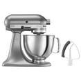 thumbnail image 1 of Batidora de pie KitchenAid KSM150FECU Artisan, 5 cuartos de galón, contorno plateado, 1 of 3