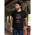 thumbnail image 2 of American Grown Indonesian Roots T-Shirt Men -Smartprints Designs, Male 3X-Large, 2 of 4