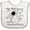 White and Pink, variant on Inktastic My Mimi Loves Me Boys or Girls Baby Bib