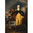 thumbnail image 2 of Trumbull, John 14x18 Black Ornate Wood Framed with Double Matting Museum Art Print Titled - George Washington before the Battle of Trenton, 2 of 4