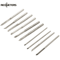 RICHMETERS 10PCS Carving Knife Blade Wood Carving Chisel Tools Set Micro Head Handmade Olive DIY Hand Tools