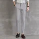 thumbnail image 3 of Pantalones de verano para hombre, pantalones de traje de oficina para hombre, pantalones de trabajo negros rectos 2024, reseñas coreanas, muchos vestidos formales clásicos de moda de licra, 3 of 5
