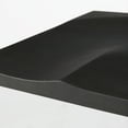 thumbnail image 6 of Kiran 18L x 17W x 30H Black Wood w/Brushed Metal Frame Bar Stool, 6 of 9