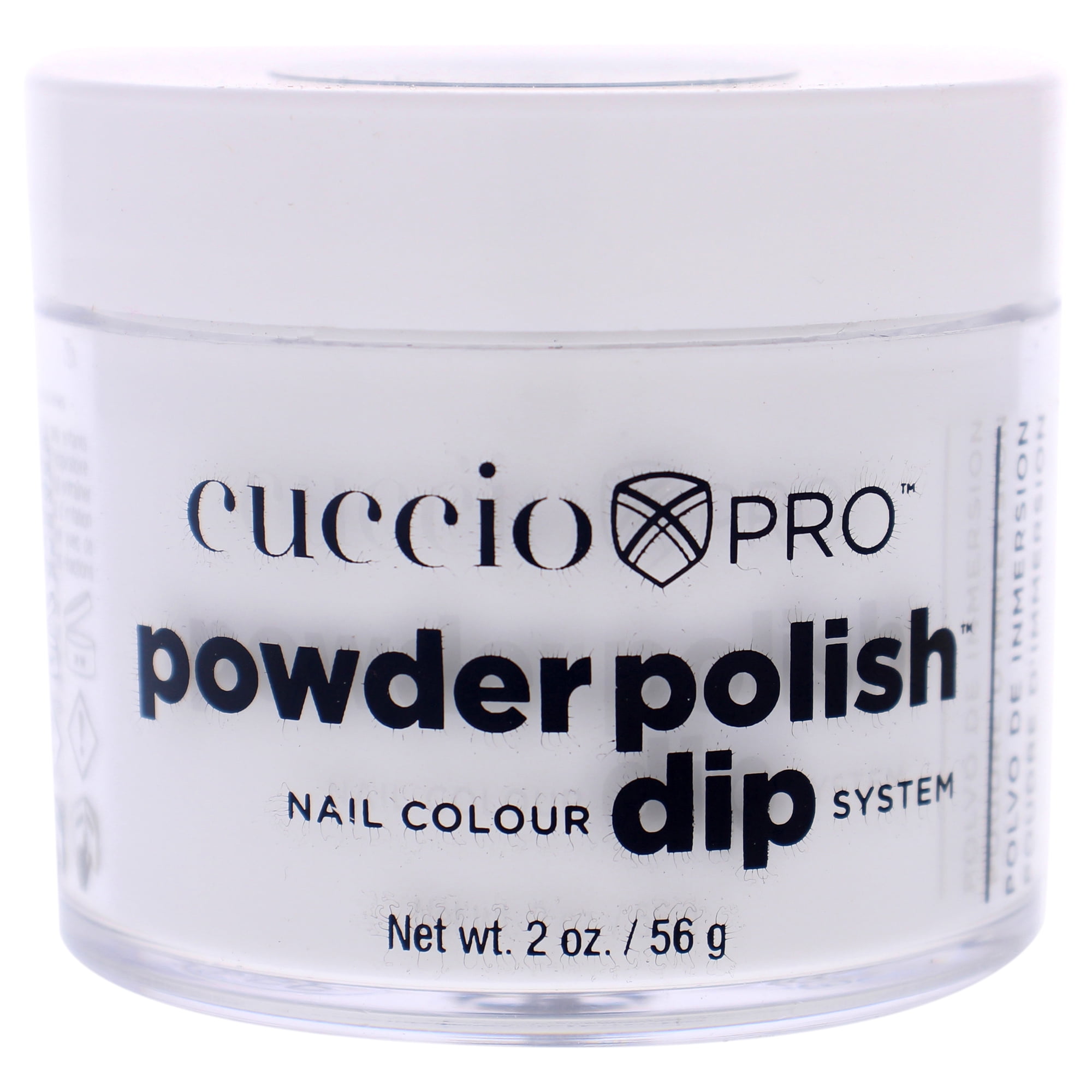 Cuccio Pro Powder Polish Nail Colour Dip System White, 1.6 oz Nail