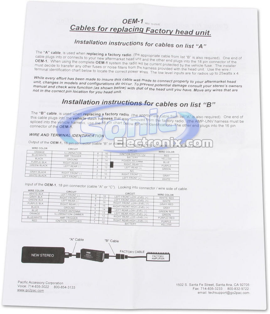 Pac AOEM-FRD24 Amplifier Integration Interface For Ford/Lincoln/Mercury Vehicles
