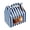 Blue and White / 4" / w/ Window / 100 Count, variant on Restaurantware Kraft Gable Boxes 25 Count 8.5 x 4.75 x 5.5 Inches Paper Gift Boxes Kraft Handle Boxes Greaseproof Brown Recyclable Kraft Party Favor Boxes With Handle