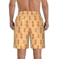 thumbnail image 3 of Naloa Pineapples Men's Beach Shorts, Surfing shorts, Swim trunks, Quick Dry Swim Trunks for Surfing Beach Fun - Small, 3 of 9