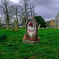 thumbnail image 2 of Orangide Halloween Garden Sign Outdoor Courtyard Cemetery Tombstone Spooky Yard Decoration Lawn Ornament for Fall Holiday Party Haunted Display, 2 of 6