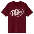 thumbnail image 2 of Dr Pepper Logo Adult Maroon T-Shirt and Black Sleep Pajama Pant Set-XL, 2 of 6