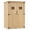 Beige, variant on MCombo Wood Large Outdoor Storage Tool Shed (46.9" x 22.4" x 66") 1911 (Beige)