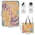 thumbnail image 2 of Colorful Tie Dye Vortex Picnic Blanket Waterproof Outdoor Beach Blanket Hand-held Pad Suitable for Travel, Camping, Beach, Family Gatherings, 2 of 8