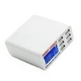 thumbnail image 1 of USB Charger,6A With LCD Digital Display 6 Port Fast Smart Charging Station For Phone Tablets Smartphones, Home Office Use ,Multi-Device Charger, 1 of 6