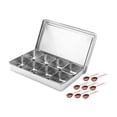 thumbnail image 4 of DOLITY Seasoning Box Detachable Seasoning Bottle Containers for Restaurant Bar Home 8 grid, 4 of 9