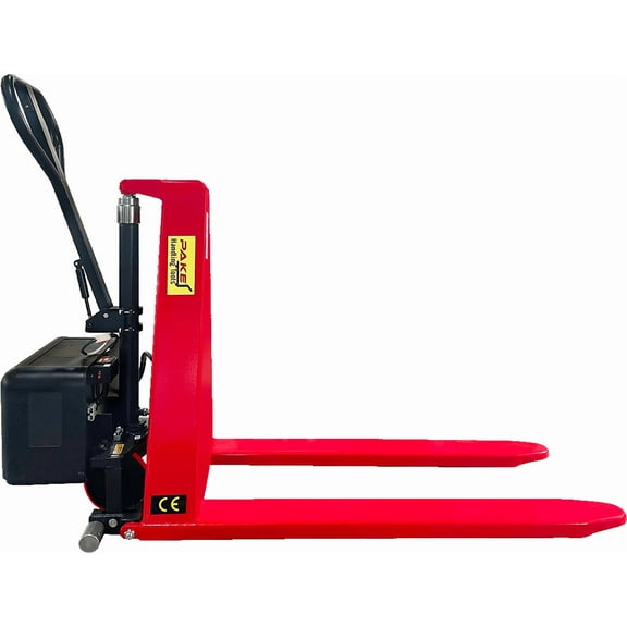 3,300lb 27" x 45" Battery Powered High-Lift Skid Truck 31-1/2" Max Lift Height