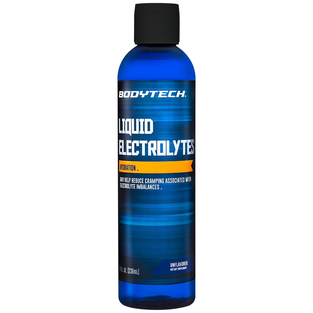 BodyTech Liquid Electrolytes for Hydration Support Unflavored (8 fl oz