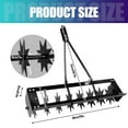 thumbnail image 3 of 2PCS * 35 Inch Rolling Lawn Aerator,  400lbs Upgraded Heavy Duty Aerator Lawn Soil Penetrator Spikes, Alloy, 3 of 8