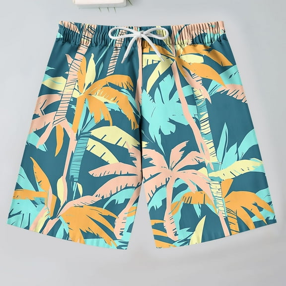 Breathable Shorts for Girls 7-8 KkSLirnhs Kids Fashion Boy and Girls' Casual Printed Summer Beach Shorts Adjustable Waist Swim Shorts 13 Years Purple