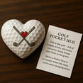 thumbnail image 3 of KeirineCC Golf Pocket Hug,1PCS Inspirational Golf Gift with Encouraging Message Card, Small Gift for Golf Lovers, Motivational Golf Ball Marker,Thoughtful Golf Present for Men and Women, 3 of 9