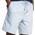 thumbnail image 2 of Michael Kors Mens Regular Fit Stretch Chambray Shorts Small, 2 of 3
