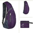 thumbnail image 2 of Men‘S Multiple Compartment Chest Sling Packs Shoulder Cross Body Bag Cycle Day Packs Satchel Backpack, 2 of 6