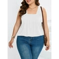 thumbnail image 2 of Oryer Womens Plus Size Tank Tops Sleeveless Tunic Blouses Loose Fit Tops, 2 of 6