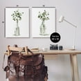 thumbnail image 3 of Eucalyptus Herbal Bouquet Arrangement Botanical & Floral Graphic Art Gallery Wrapped Canvas Print Wall Art, Set of 2, 3 of 7