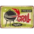 thumbnail image 5 of Entra, estamos abiertos, café, cerveza, té, carteles de metal, carteles, placas, decoración de pared para bares, restaurantes, cafeterías, clubes, carteles retro, placas, 5 of 5