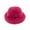 Hot Pink, variant on Women's Solid Color Punk Style Dome Hat Warm Fleece Fisherman Hat Winter Bucket Hats Black
