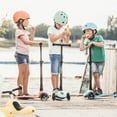 thumbnail image 4 of Scoot & Ride Stand-up Scooter for Children, Ages 3-6, Highwaykick 3, Kiwi, 4 of 12