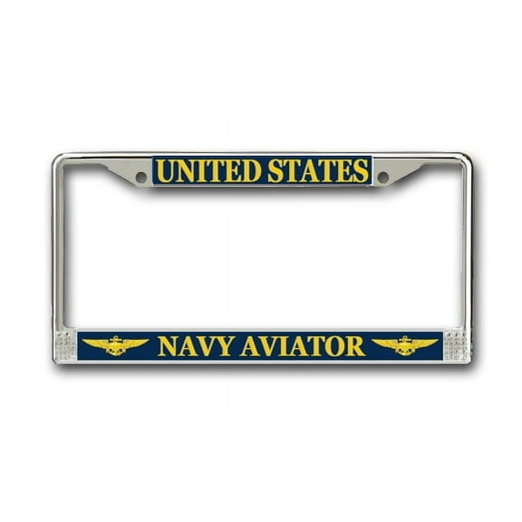 United States Navy Aviator License Plate Frame