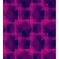 thumbnail image 3 of Ambesonne Magenta Duvet Cover Set, Dark Colored Trippy, King, Fuchsia Purple, 3 of 6