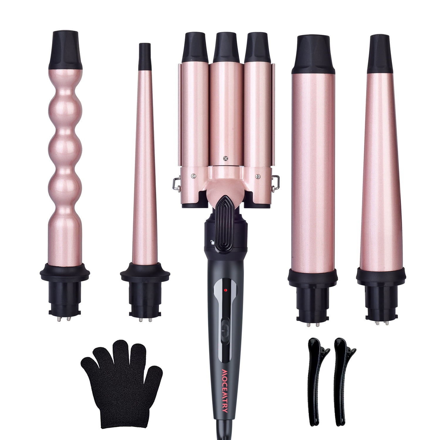 MOCEMTRY Curling Wand Set Wand Curling Iron & Hair Curling Iron Set