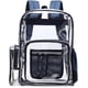 thumbnail image 1 of Mochila transparente Packism resistente para adultos con correas reforzadas para la escuela, 1 of 3