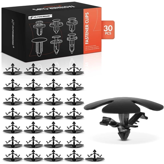 A-Premium 30 PCS Retainer Clip Fasteners Compatible with Honda CR-V 2010-2018, Civic 2012-2019, Accord 2013-2018, Fit, HR-V, Crosstour, Insight, Clarity, Accord Crosstour - for 15mm x 21mm Hole
