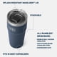 thumbnail image 2 of Vaso YETI Rambler de acero inoxidable de 887 ml con tapa MagSlider, 2 of 9