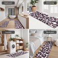 thumbnail image 5 of Pink and Black Of Leopard Print Kitchen Rugs Sets Of 3,Kitchen Runner Rugs Non Skid Washable,Decorative Kitchen Floor Mats for Kitchen,Sink,Laundry,17"x30"+ 17"x47" + 17"x59", 5 of 6