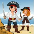 thumbnail image 2 of Pirates Wall Decal Mural by Wallmonkeys Vinyl Peel & Stick Graphic for Boys (24 in H x 24 in W), 2 of 4