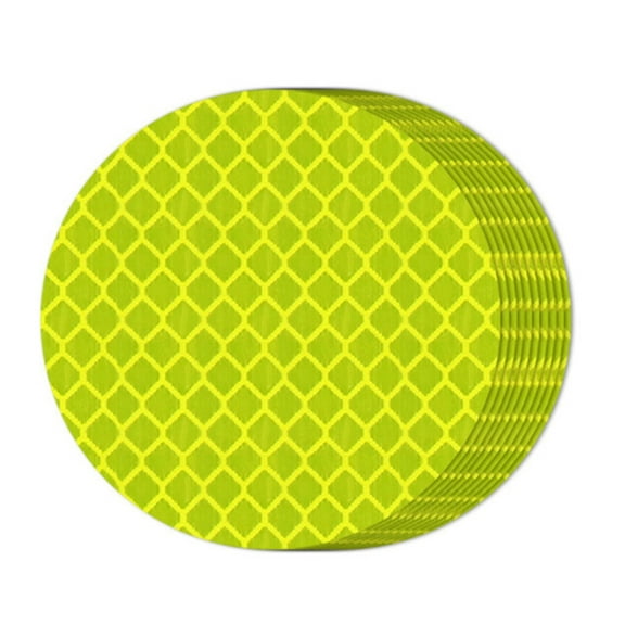 BQBQERT 10packs Waterproofed Reflective Tape Car Warning Sticker Driveway Reflectors for Various Bicycles