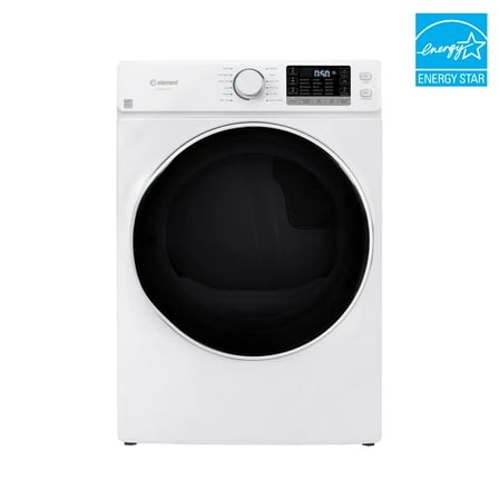 Element Electronics 8.0 cu. ft. Front Load Electric Dryer - White (EFD8027EBW)