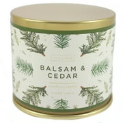 Illume Soy Wax Balsam And Cedar Scented Tin Candle - 11.8 oz - Pair