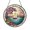Acrylic 3.5 Inch, variant on Decorative Japanese Bay Stained Glass Window Hanging with Tranquil Coastal View and Soft Tones