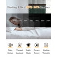 thumbnail image 5 of Green Gray White Blackout Curtains 96 Inches Long for Bedroom, Country Vintage Gradient Wooden Plank Thermal Insulated Room Darkening Black Out Window Curtain Panels Grommet Drapes for Living Room, 5 of 8