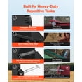 thumbnail image 3 of KFFKFF Ballast Box, 3-Point Category 1 Tractor Ballast of 800 lbs Capacity, with Standard 2 Inch Hitch Receiver, Heavy-Duty Steel 5 ft³ Large Volume, Black, 3 of 9