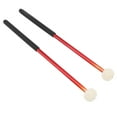 thumbnail image 1 of 2 Mazos De Timbales De Tambor, Baquetas De Percusión De Graves Antideslizantes De 32 Cm, Instrumento Aloy Body Lool Cabeza De Fieltro Para La Batería SNARE, 1 of 7