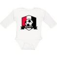 thumbnail image 3 of Inktastic Soccer Egypt Flag Banner Boys or Girls Long Sleeve Baby Bodysuit, 3 of 5