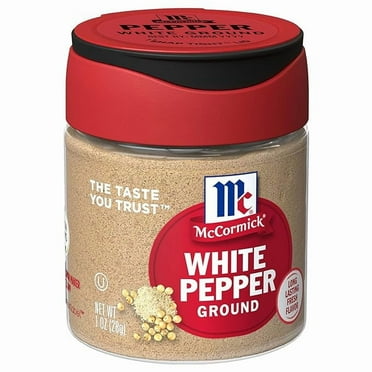 McCormick Ground White Pepper, 1 Oz( Pack of 2 )