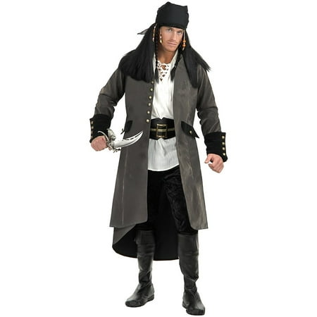 Treasure Island Pirate Adult Costume Grey -